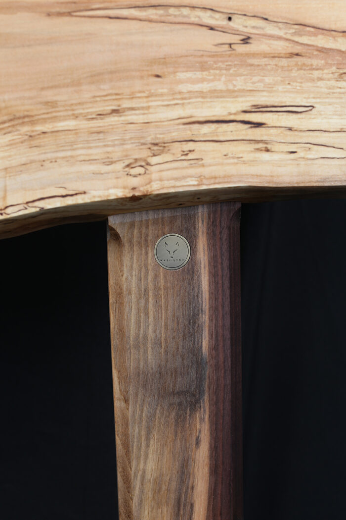 Bed Frame No.1 | Figured Maple and Walnut - Image 2