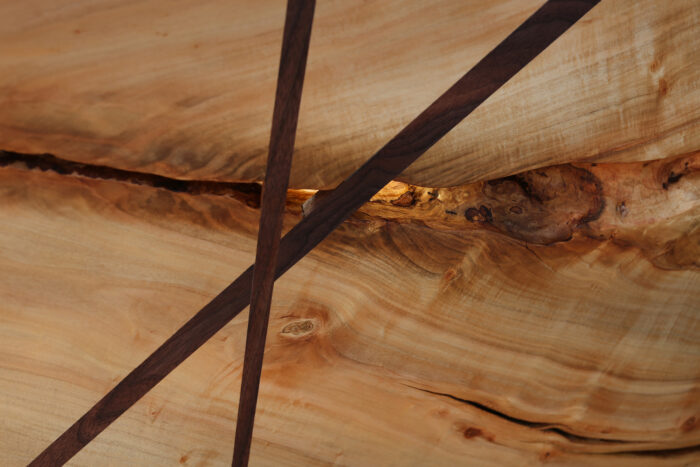 Bed Frame No.1 | Figured Maple and Walnut - Image 10