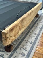 Bed Frame No.1 | Figured Maple and Walnut - Image 7
