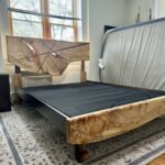 Bed Frame No.1 | Figured Maple and Walnut