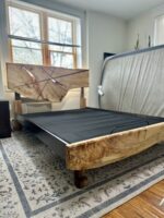 Bed Frame No.1 | Figured Maple and Walnut