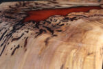 Bistro Table No.1 | Curly Maple with Copper Epoxy - Image 5