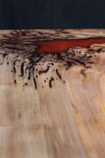 Bistro Table No.1 | Curly Maple with Copper Epoxy - Image 7