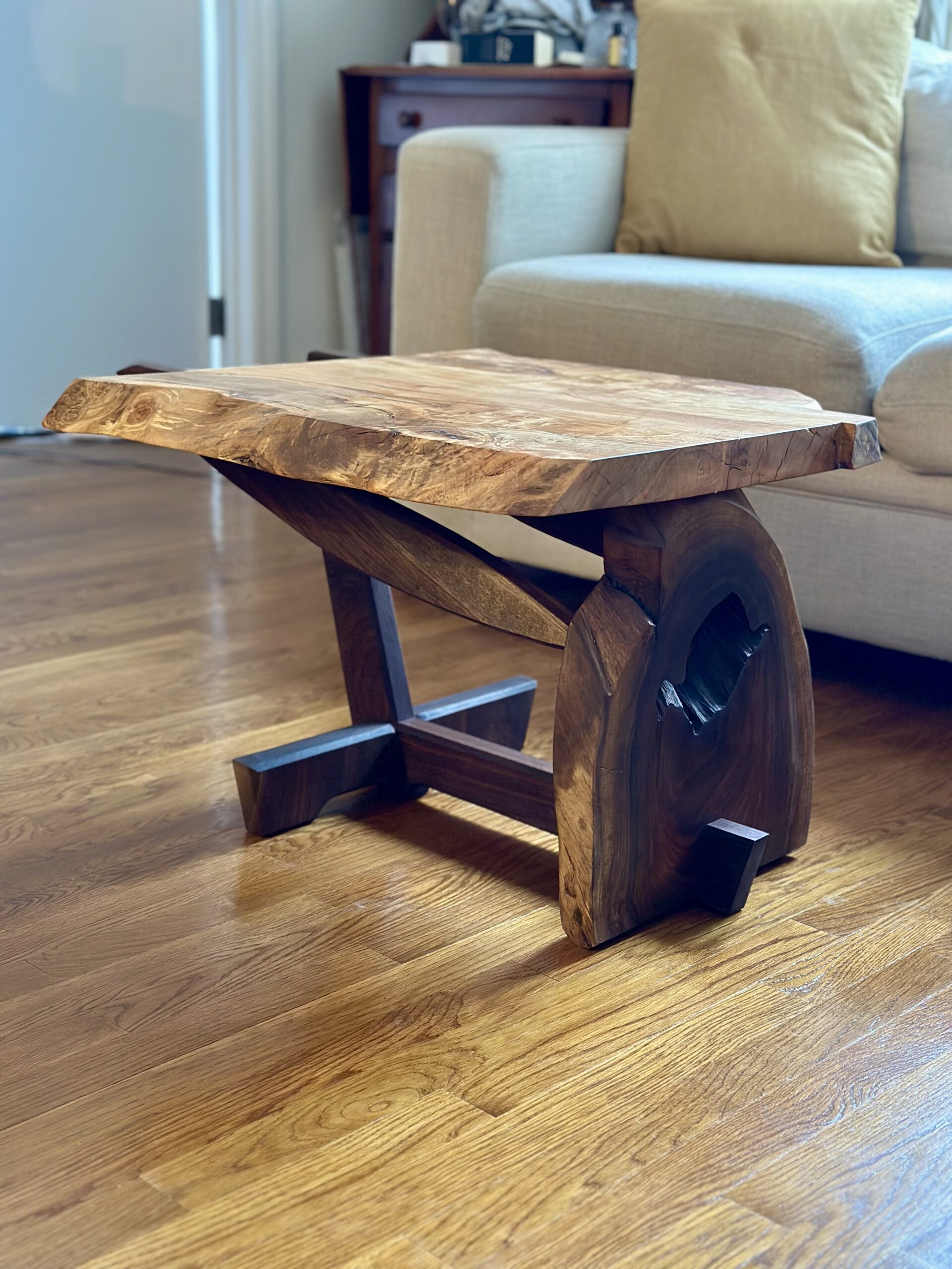 coffeetable6(2) Coffe Table No.6 | Burly Curly Maple, Walnut - Image 1
