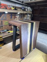 End Table No.9 | Walnut with epoxy