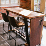 Extension Gathering Table | Curly Maple, Walnut, Ebonized Oak, and Purpleheart