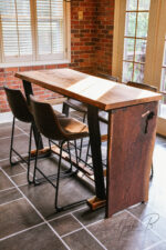 Extension Gathering Table | Curly Maple, Walnut, Ebonized Oak, and Purpleheart