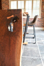 Extension Gathering Table | Curly Maple, Walnut, Ebonized Oak, and Purpleheart - Image 5