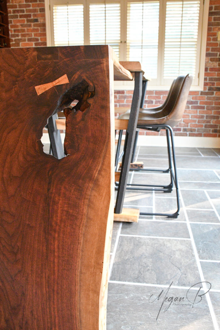 Extension Gathering Table | Curly Maple, Walnut, Ebonized Oak, and Purpleheart - Image 5
