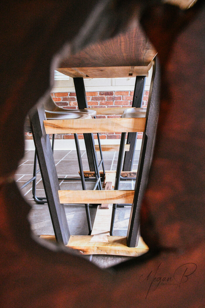 Extension Gathering Table | Curly Maple, Walnut, Ebonized Oak, and Purpleheart - Image 8