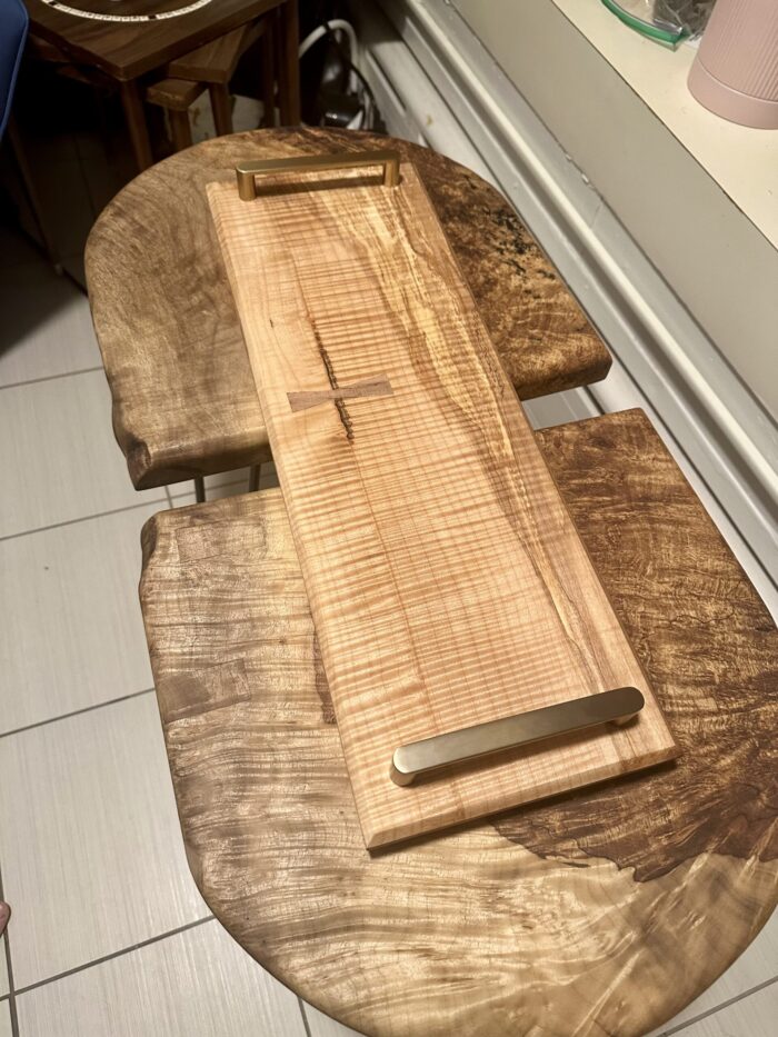 Serving Board No.21 | Curly Maple - Image 3